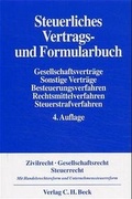 Cover: Steuerliches Vertrags- und Formularbuch - C.H.BECK
