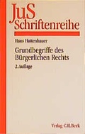 Cover: Grundbegriffe des B&uuml;rgerlichen Rechts - C.H.BECK