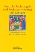 Cover: Deutsche Rechtsregeln und Rechtssprichw&ouml;rter - C.H.BECK