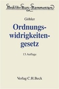 Cover: Gesetz &uuml;ber Ordnungswidrigkeiten - C.H.BECK