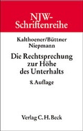 Cover: Die Rechtsprechung zur H&ouml;he des Unterhalts - C.H.BECK