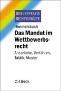 Cover: Das Mandat im Wettbewerbsrecht - C.H.BECK
