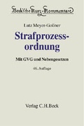 Cover: Strafprozessordnung - C.H.BECK
