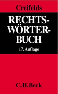 Bild vergrößern Bild: Rechtswörterbuch - C.H.BECK