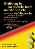 Cover: Einf&uuml;hrung in das deutsche Recht und die deutsche Rechtssprache - C.H.BECK