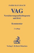 Cover: Versicherungsaufsichtsgesetz - VAG - C.H.BECK
