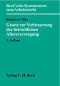 Cover: Gesetz zur Verbesserung der betrieblichen Altersversorgung - C.H.BECK