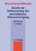 Cover: Gesetz zur Verbesserung der betrieblichen Altersversorgung - C.H.BECK