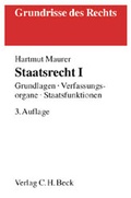 Cover: Staatsrecht I - C.H.BECK