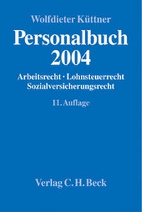Enlarge image Cover: Personalbuch 2004 - C.H.BECK