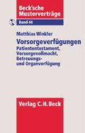 Cover: Vorsorgeverf&uuml;gungen - C.H.BECK
