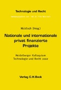 Cover: Nationale und internationale privatfinanzierte Projekte - C.H.BECK