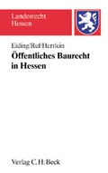 Cover: &Ouml;ffentliches Baurecht in Hessen - C.H.BECK
