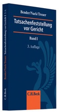 Cover: Tatsachenfeststellung vor Gericht / Vernehmungslehre - C.H.BECK