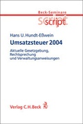 Cover: Umsatzsteuer 2004 - C.H.BECK