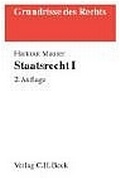 Cover: Staatsrecht I - C.H.BECK