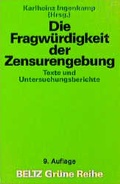 Cover: Die Fragw&uuml;rdigkeit der Zensurengebung - Beltz Verlagsgruppe GmbH & Co. KG