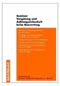 Cover: Seminar Verg&uuml;tung und Zahlungssicherheit beim Bauvertrag - Vieweg+Teubner Verlag