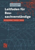Cover: Leitfaden f&uuml;r Bausachverst&auml;ndige - Vieweg & Teubner