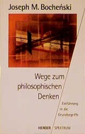 Cover: Wege zum philosophischen Denken - Verlag Herder