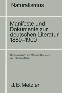 Enlarge image Cover: Naturalismus - J.B. Metzler
