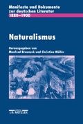 Cover: Naturalismus - J.B. Metzler