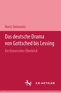 Cover: Das deutsche Drama von Gottsched bis Lessing - J.B. Metzler