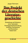 Cover: Das Projekt der deutschen Literaturgeschichte - J.B. Metzler