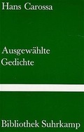 Cover: Ausgew&auml;hlte Gedichte - Suhrkamp