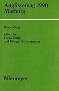 Cover: Proceedings / Anglistentag 1990 Marburg - De Gruyter