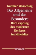 Cover: Das Allgemeine und das Besondere - J.B. Metzler