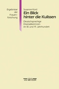 Cover: Ein Blick hinter die Kulissen - J.B. Metzler