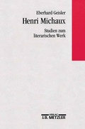 Cover: Henri Michaux - Studien zum literarischen Werk - J.B. Metzler