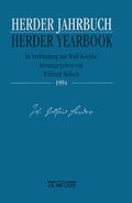 Cover: Herder Jahrbuch / Herder Yearbook 1994 - J.B. Metzler