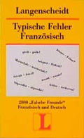 Cover: Typische Fehler... / Typische Fehler Franz&ouml;sisch - Langenscheidt