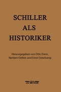 Cover: Schiller als Historiker - J.B. Metzler