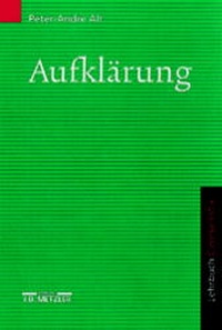 Enlarge image Cover: Aufklärung - J.B. Metzler