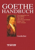 Cover: Goethe-Handbuch - J.B. Metzler