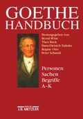 Cover: Goethe-Handbuch - J.B. Metzler