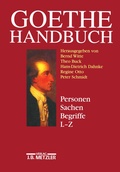 Cover: Goethe-Handbuch - J.B. Metzler