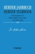 Cover: Herder-Jahrbuch / Herder Yearbook 1996 - J.B. Metzler