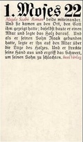 Cover: I. Moses 22 - Insel