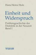 Cover: Einheit und Widerspruch - J.B. Metzler