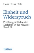 Cover: Einheit und Widerspruch - J.B. Metzler