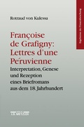 Cover: Francoise de Grafigny: "Lettres d'une P&eacute;ruvienne" - J.B. Metzler