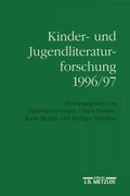 Cover: Kinder- und Jugendliteraturforschung 1996/97 - J.B. Metzler