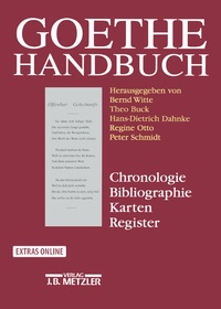 Enlarge image Cover: Goethe-Handbuch - J.B. Metzler