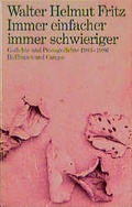 Cover: Immer einfacher, immer schwieriger - Hoffmann & Campe