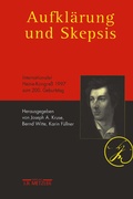 Cover: Aufkl&auml;rung und Skepsis - J.B. Metzler