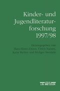 Cover: Kinder- und Jugendliteraturforschung 1997/98 - J.B. Metzler